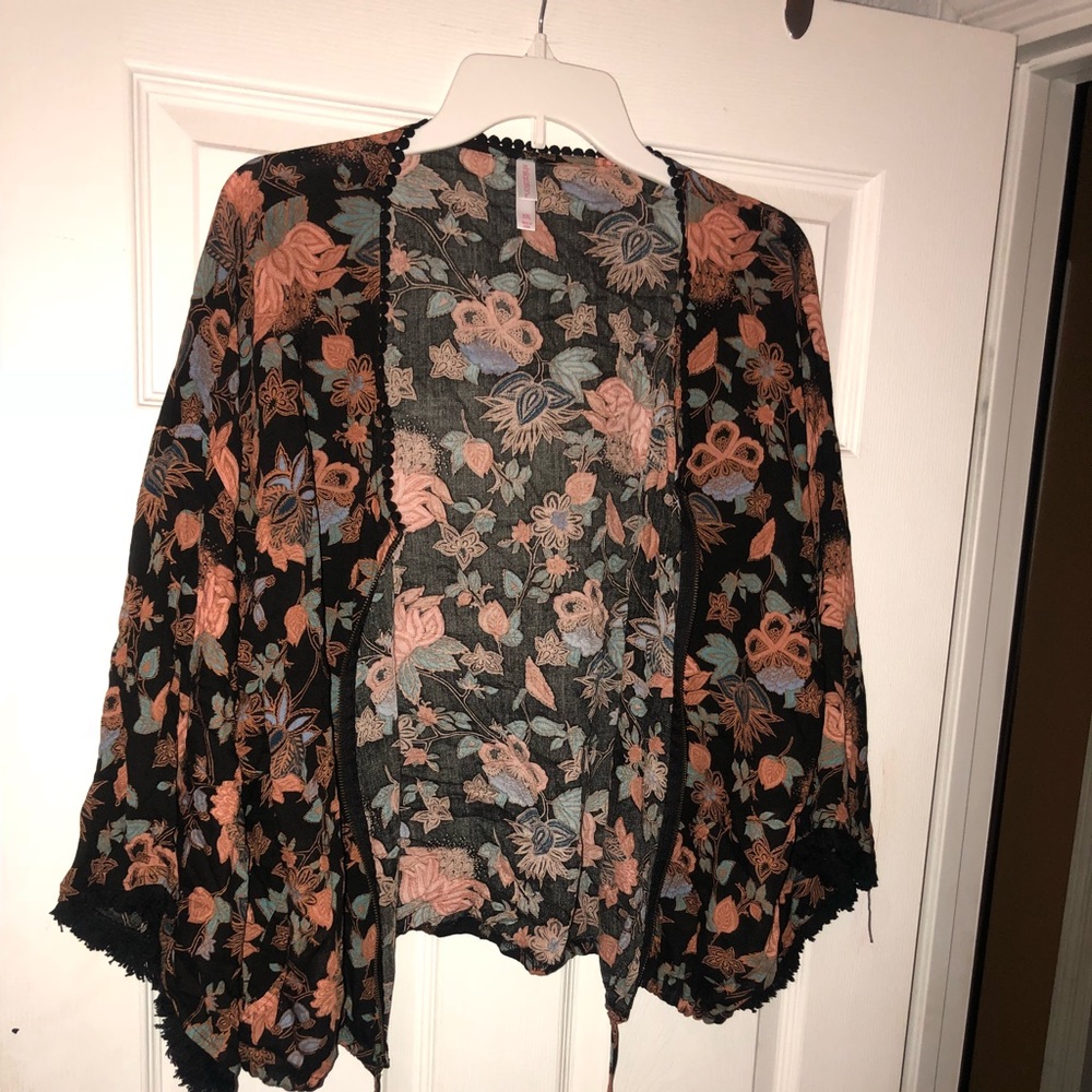 Floral cardigan
